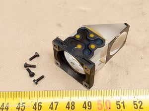 Leitz Wetzlar microscope left eyepiece prism for binocular head 512582 - different 2 view