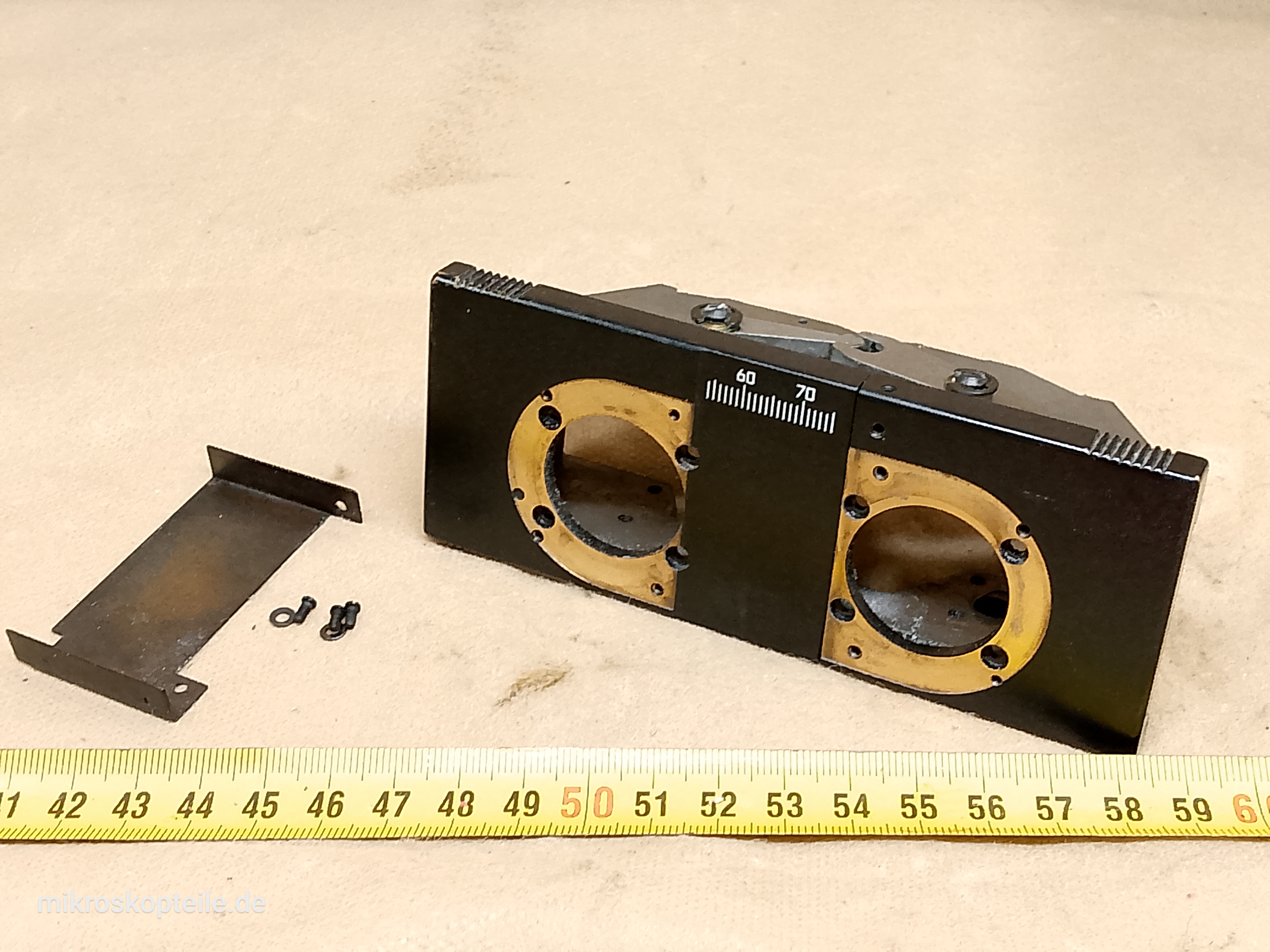 Leitz Wetzlar 512582 microscope binocular head Siedentopf interpupillary distance adjustment - different 1 view