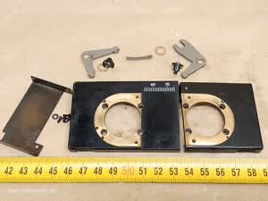 Leitz Wetzlar 512582 microscope binocular head Siedentopf interpupillary distance adjustment - different 2 view