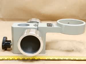 Nissho Optical 209 Stereo microscope focusing holder with 50mm head collar and 24mm pillar mount - different 5 view