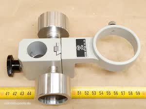 Nissho Optical 209 Stereo microscope focusing holder with 50mm head collar and 24mm pillar mount - different 6 view