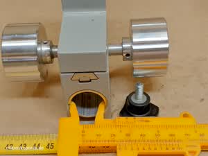 Nissho Optical 209 Stereo microscope focusing holder with 50mm head collar and 24mm pillar mount - different 12 view