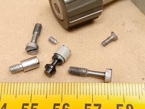 Carl Zeiss Jena Ergaval microscope condenser support | focusing knob, rack and pinion - thumbnail