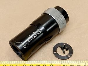 PZO MST-130 stereo microscope eyepiece tubus with diopter adjustment ring - thumbnail