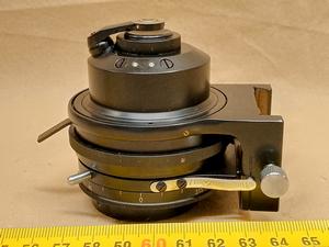 Carl Zeiss Jena Polmi A microscope brightfield polarizing flip out condenser | Nf polarization filter | polarizer