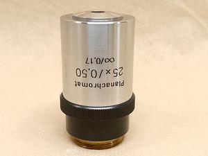 Carl Zeiss Jena NU / Amplival M19 Planachromat 25x/0,50 oo/0,17 Mikroskopobjektiv - thumbnail