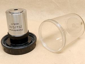 Carl Zeiss Jena NU / Amplival - obiektyw mikroskopowy M19 Planachromat 25x/0,50 oo/0,17 - different 6 view