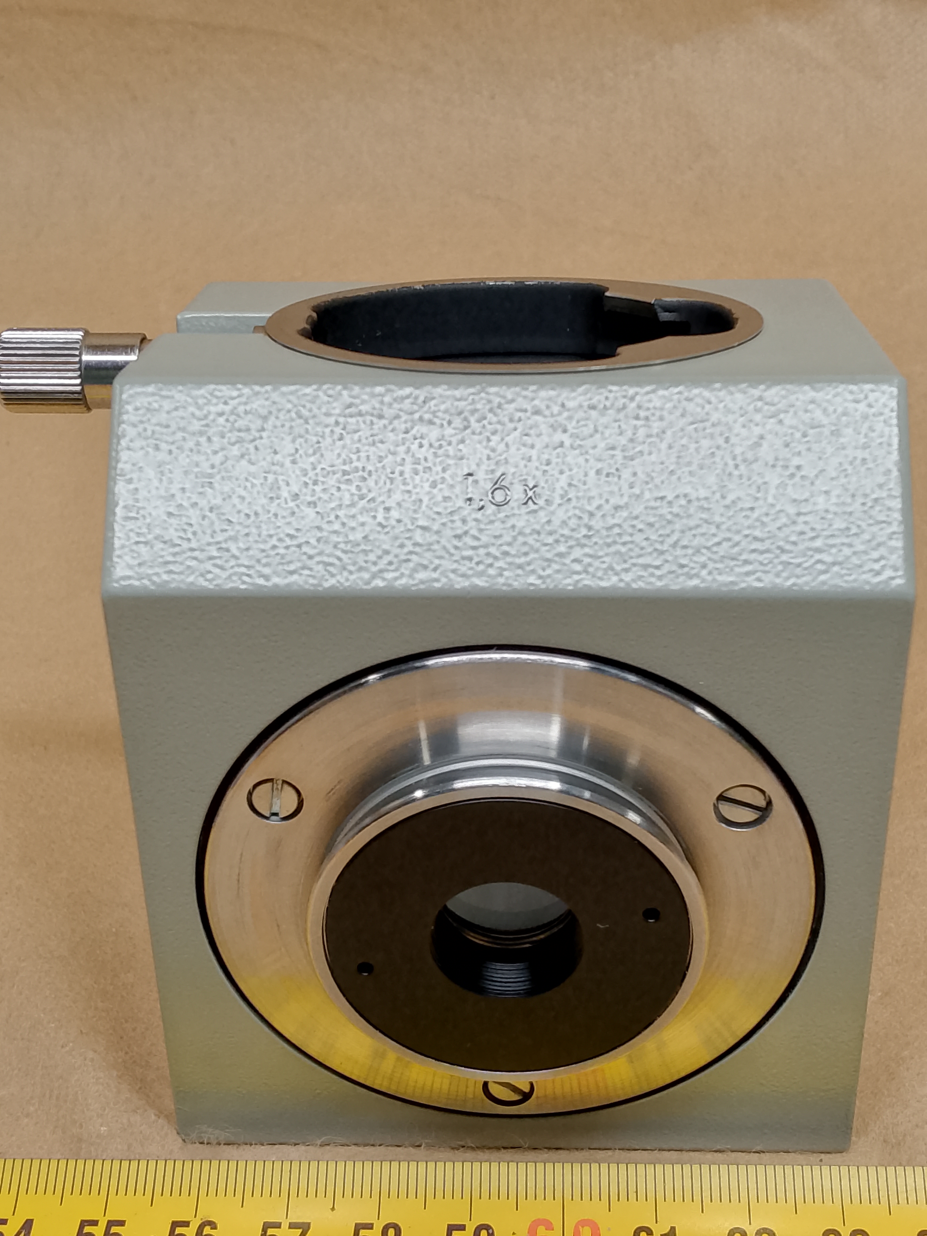Carl Zeiss Jena Vertival / Amplival - mikroskopowy tubus pośredni (tubus kątowy) z powiększeniem 1,6x - ujęcie #6