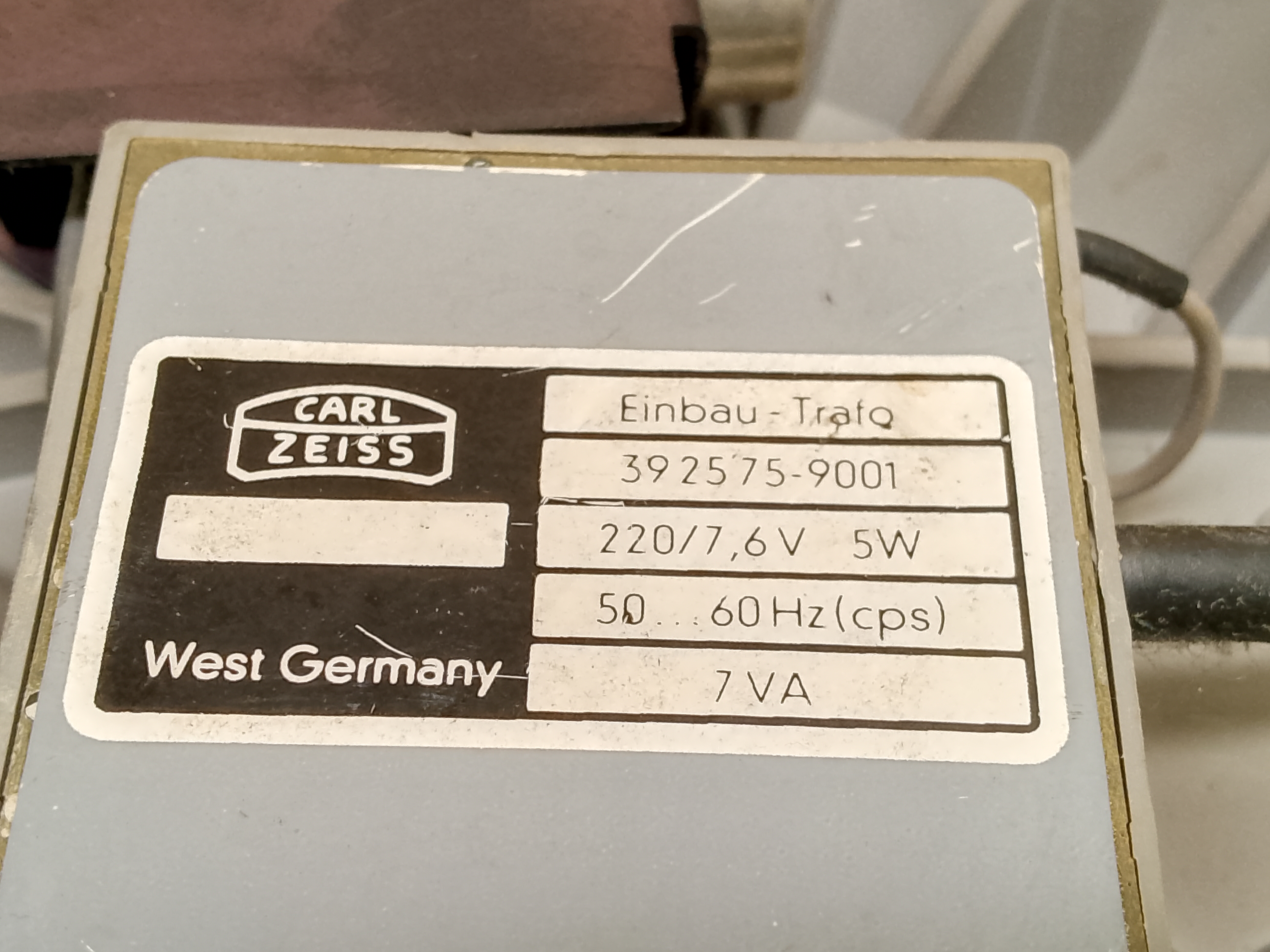 Zeiss KF 2 - podstawa statywu mikroskopu z oświetleniem | elektryka | zasilacz - different 7 view