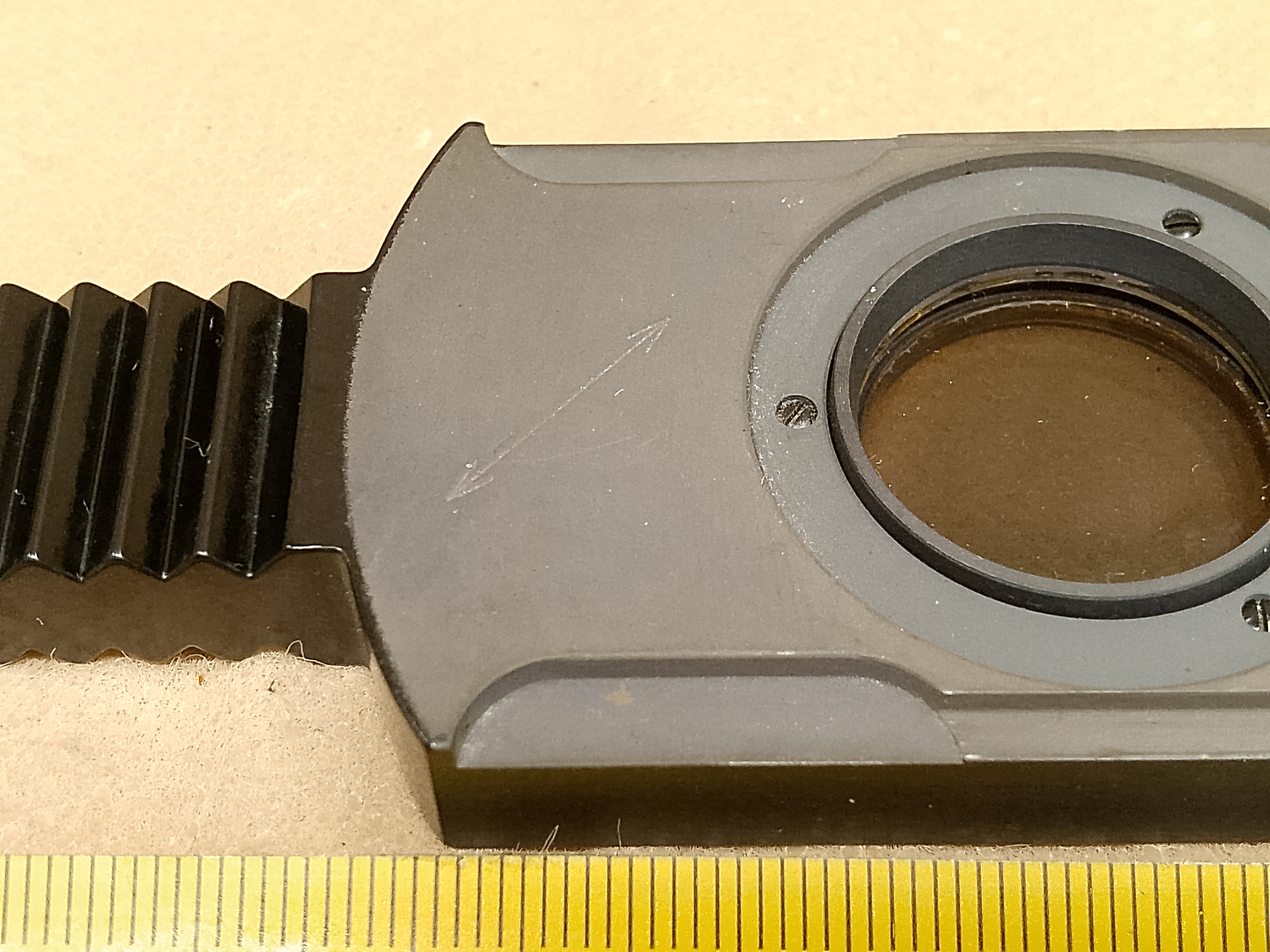 Zeiss Universal - wsuwka polaryzacyjna do mikroskopu "1" | Photomicroscope filtr Pol analizator - ujęcie #6
