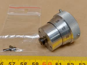 PZO K15x Mikroskop Messokular Mikrometer-Drehknopf mit Nonius