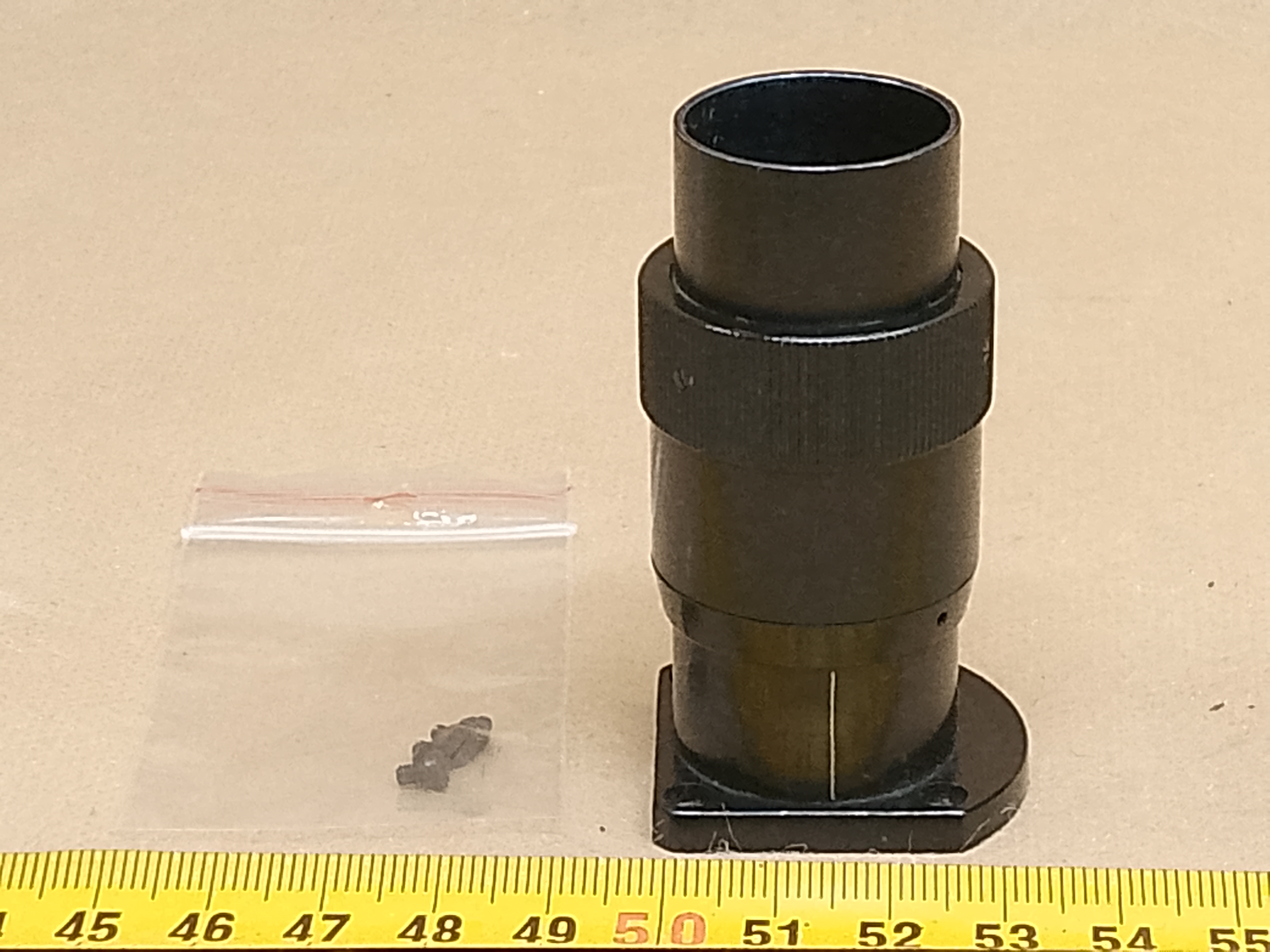 PZO MND-5 microscope binocular head eyepiece tubus with diopter adjustment ring - view #8