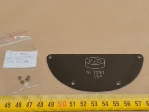 PZO MND-5 binocular head metal plate with the model name