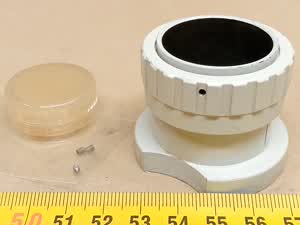 Carl Zeiss Jena Jenaval microscope - 30 mm eyepiece tubus with diopter adjustment ring - thumbnail