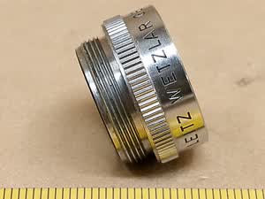 Leitz Orthoplan adapter 8 mm obiektywów mikroskopowych RMS | przedłużacz długości fokalnej 37-45 mm