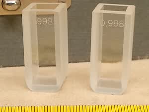 Carl Zeiss Jena - szklane kuwety spektrofotometryczne do spektrofotometrii / spektrofotometrów) | Glas - ujęcie #1