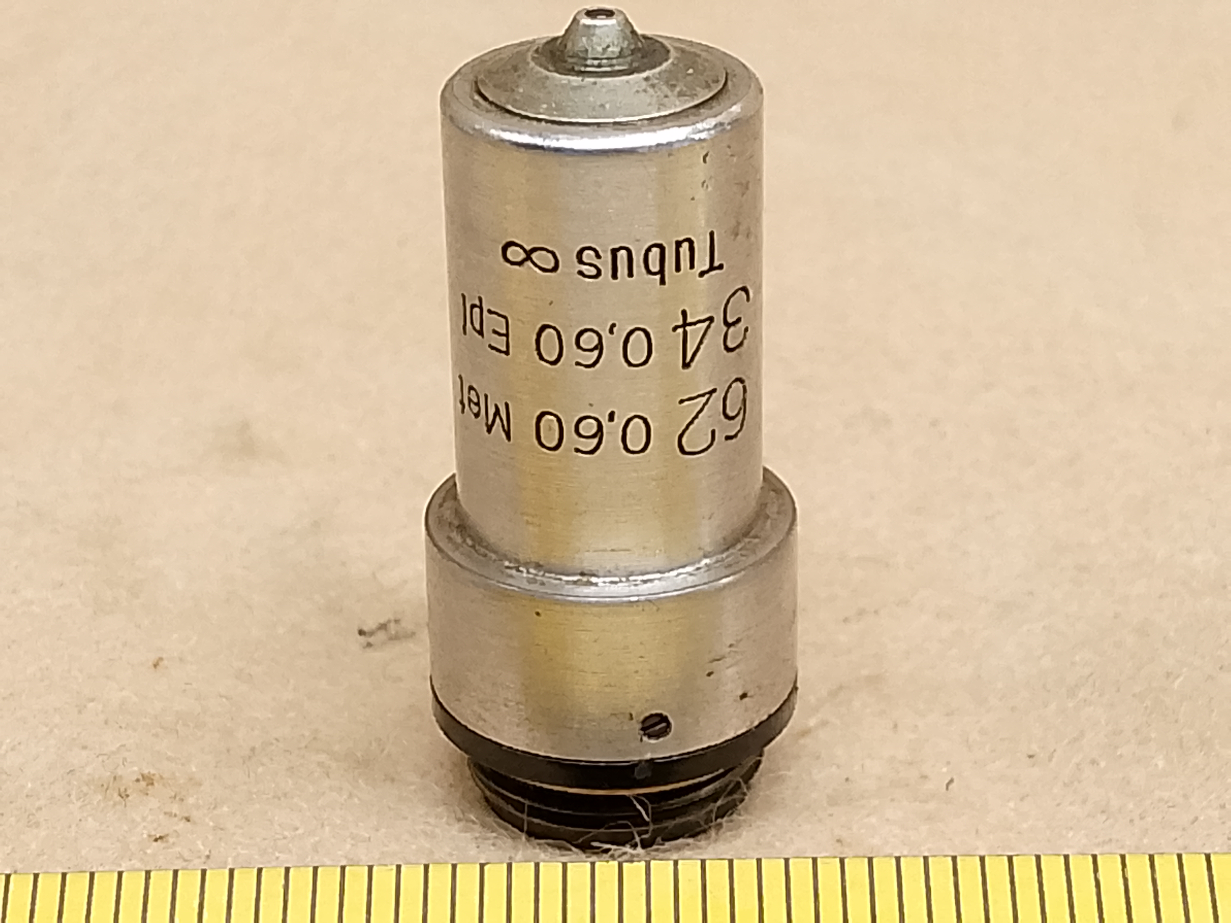 Carl Zeiss Jena Metalliput - mikroskopowy obiektyw metalurgiczny 62 0,60 Met / 34 0,60 Epi z adapterem / - ujęcie #5