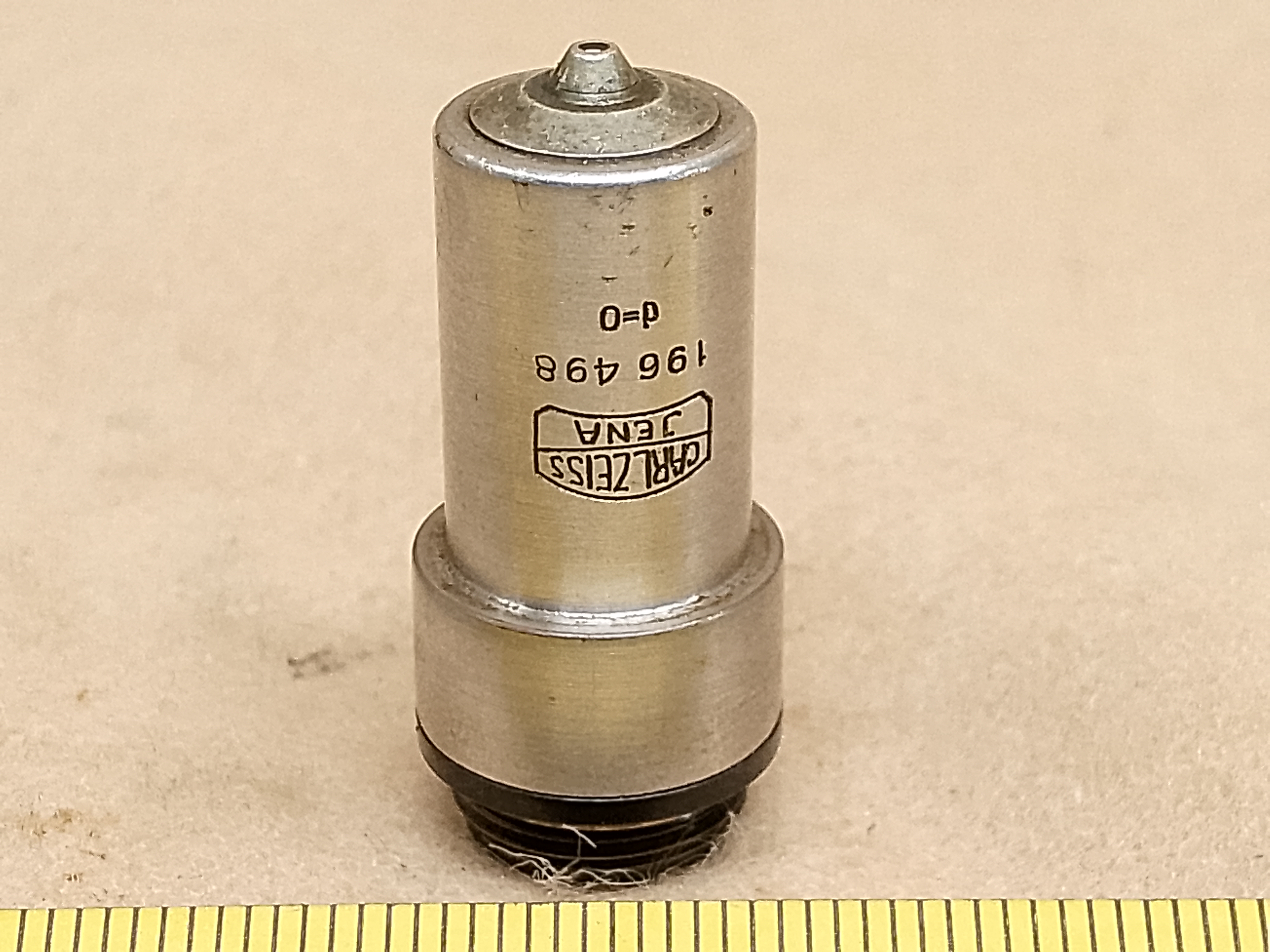 Carl Zeiss Jena Metalliput - mikroskopowy obiektyw metalurgiczny 62 0,60 Met / 34 0,60 Epi z adapterem / - ujęcie #8