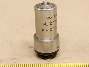 Carl Zeiss Jena Metalliput - mikroskopowy obiektyw metalurgiczny 62 0,60 Met / 34 0,60 Epi z adapterem / - ujęcie #7
