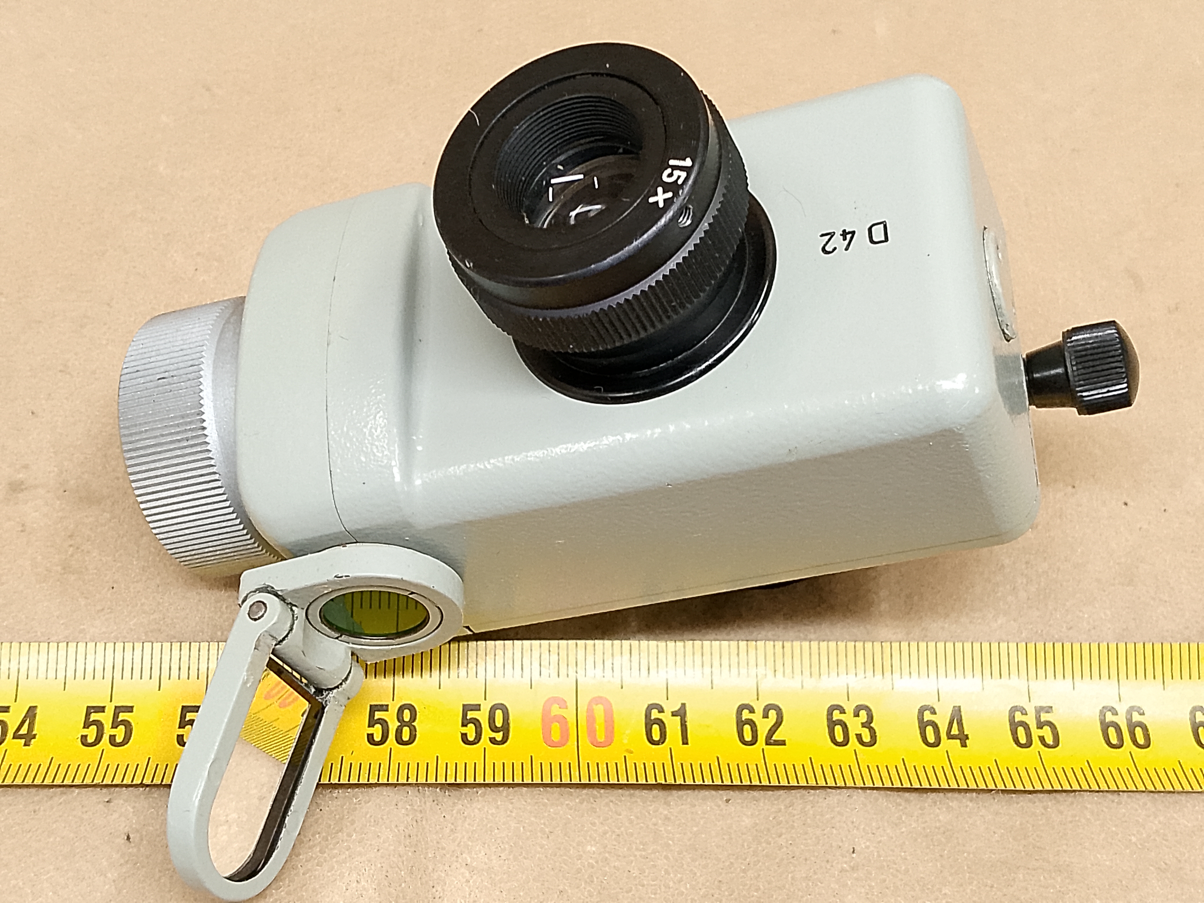 Carl Zeiss Jena D42 15x - precyzyjny okular pomiarowy - ujęcie #5