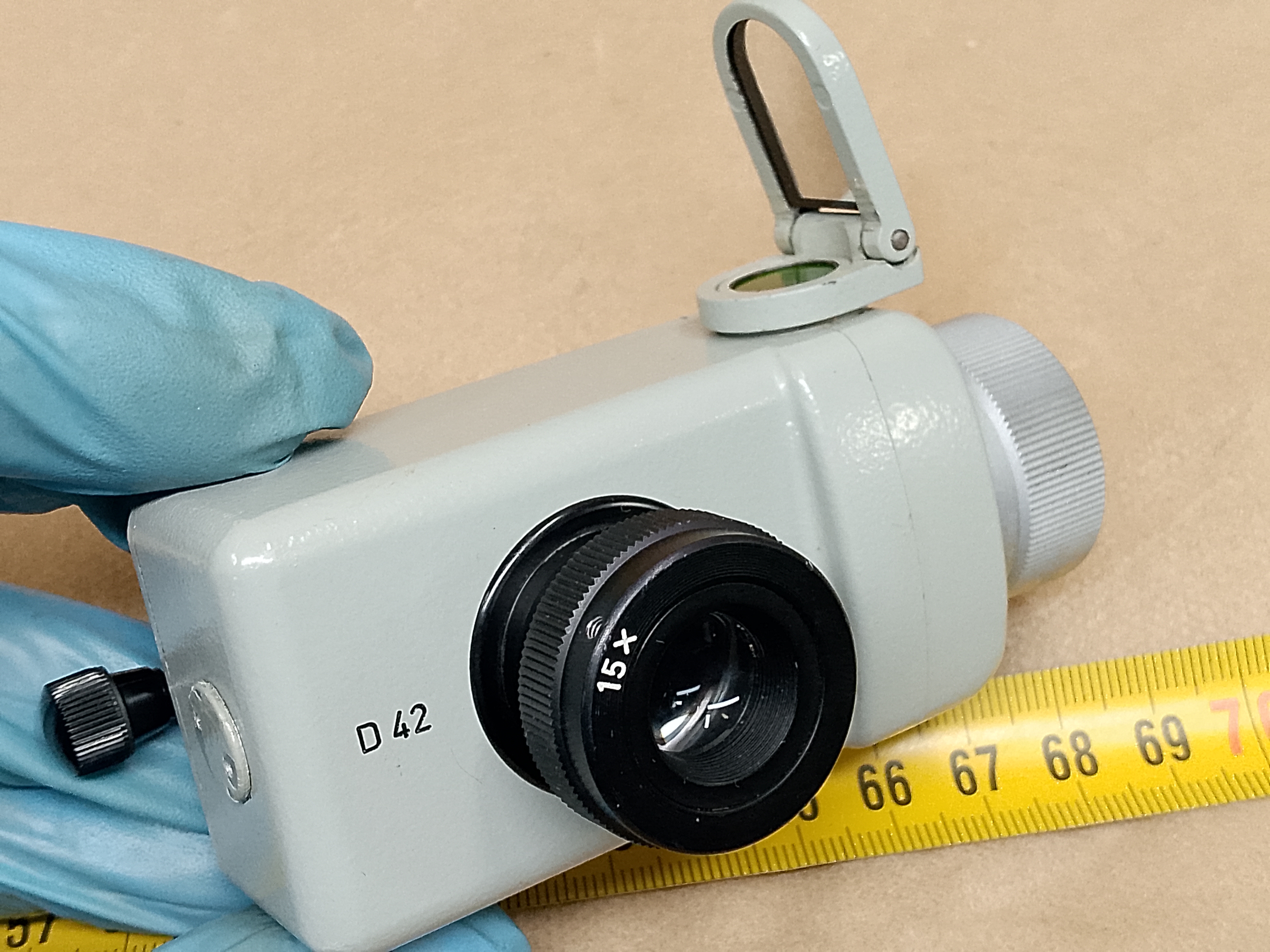 Carl Zeiss Jena D42 15x - precyzyjny okular pomiarowy - ujęcie #8