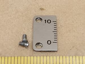 Carl Zeiss Jena Laboval-2 Laboval / Eduval - microscope mechanical XY stage add-on service part | repair element - 0-10 scala