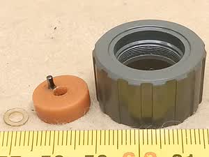 Carl Zeiss Jena Laboval-2 Laboval / Eduval - XY Mikroskop-Kreuztisch Serviceelement | Reparaturteil - Drehknopf / Griff