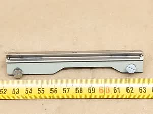 Carl Zeiss Jena Laboval / Eduval - microscope mechanical XY stage add-on service part | repair element - 0-40 scala & holder screws - thumbnail