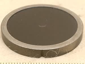 Carl Zeiss Jena Phv Apl 0,9 krążek (przysłona) kontrastu fazowego zmiennego dla obiektywu mikroskopowego 6,3x