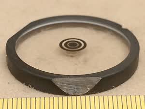 Carl Zeiss Jena Phv Apl 0,9 variable phase contrast condenser - phase ring (diaphragm) for 16x microscope objective - thumbnail