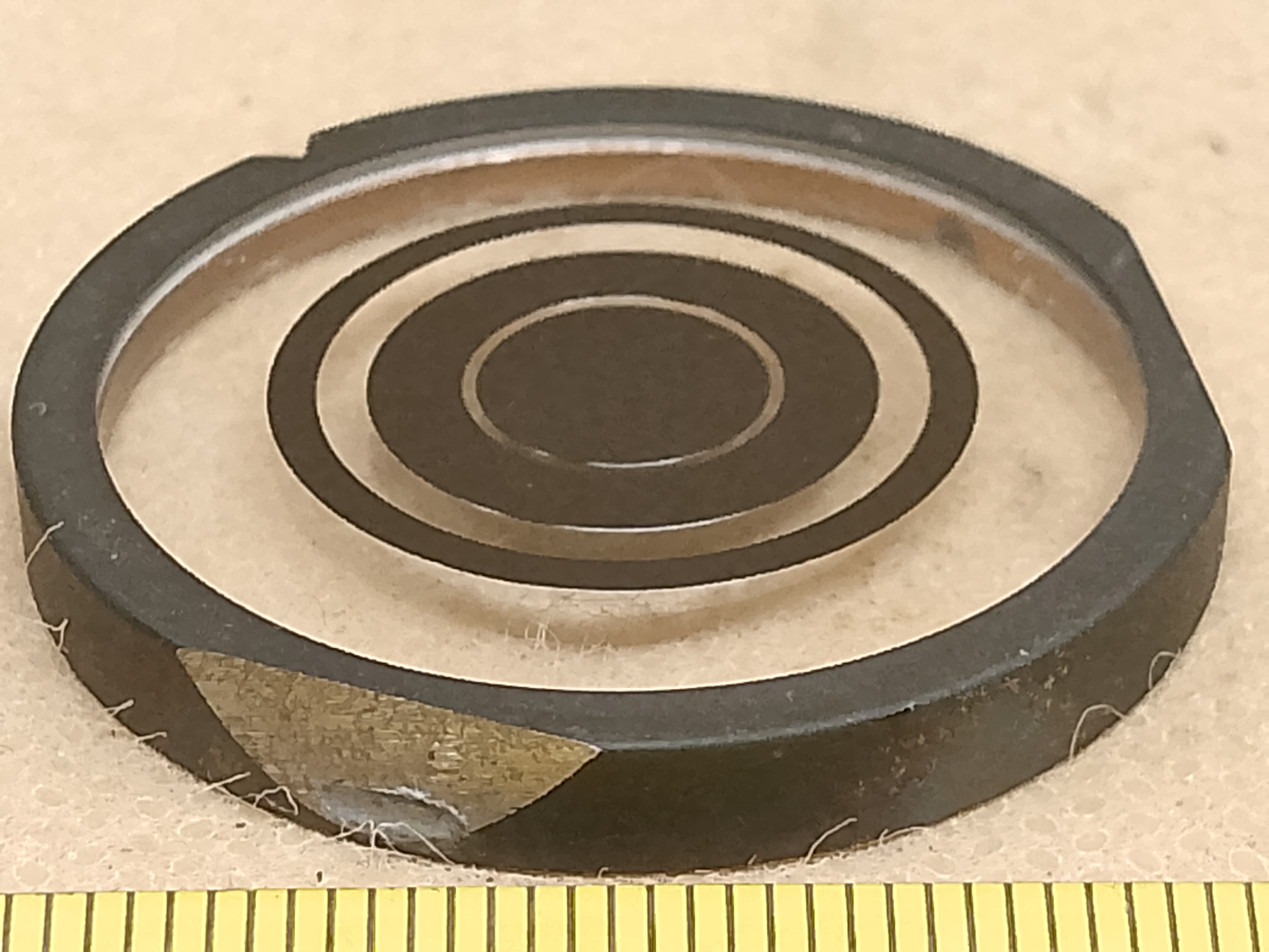 Carl Zeiss Jena Phv Apl 0,9 - krążek (przysłona) kontrastu fazowego zmiennego dla obiektywu mikroskopowego - ujęcie #2