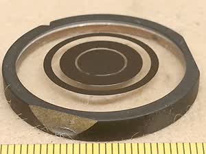 Carl Zeiss Jena Phv Apl 0,9 variable phase contrast condenser - phase ring (diaphragm) for 100x microscope objective - thumbnail