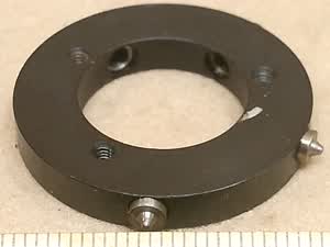 Carl Zeiss Jena Phv Apl 0,9 microscope phase contrast condenser - middle rotating ring / wheel ring - thumbnail