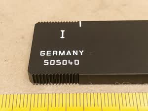 Leitz Aristomet - wsuwka mikroskopowa z odcinkiem pomiarowym, P/N 505040 - ujęcie #2