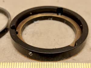 Carl Zeiss Jena Lumipan / Nf pankratischer Mikroskopkondensor - Zentrierring für Apl. 1.4 Linse - thumbnail