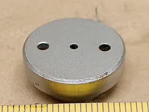 Carl Zeiss Jena Ergaval / Amplival - XY Mikroskop-Kreuztisch Serviceelement | Reparaturteil - Drehknopf-Schraube - thumbnail