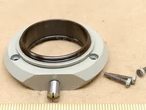 Carl Zeiss Jena Amplival microscope pancratic condenser - centering ring for Apl. 1.4 lens - thumbnail
