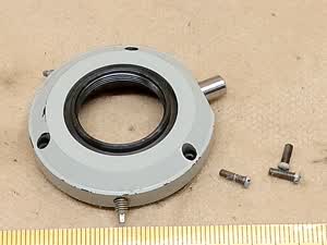 Carl Zeiss Jena Amplival pankratischer Mikroskopkondensor - Zentrierring für Dunkelfeldlinse - thumbnail