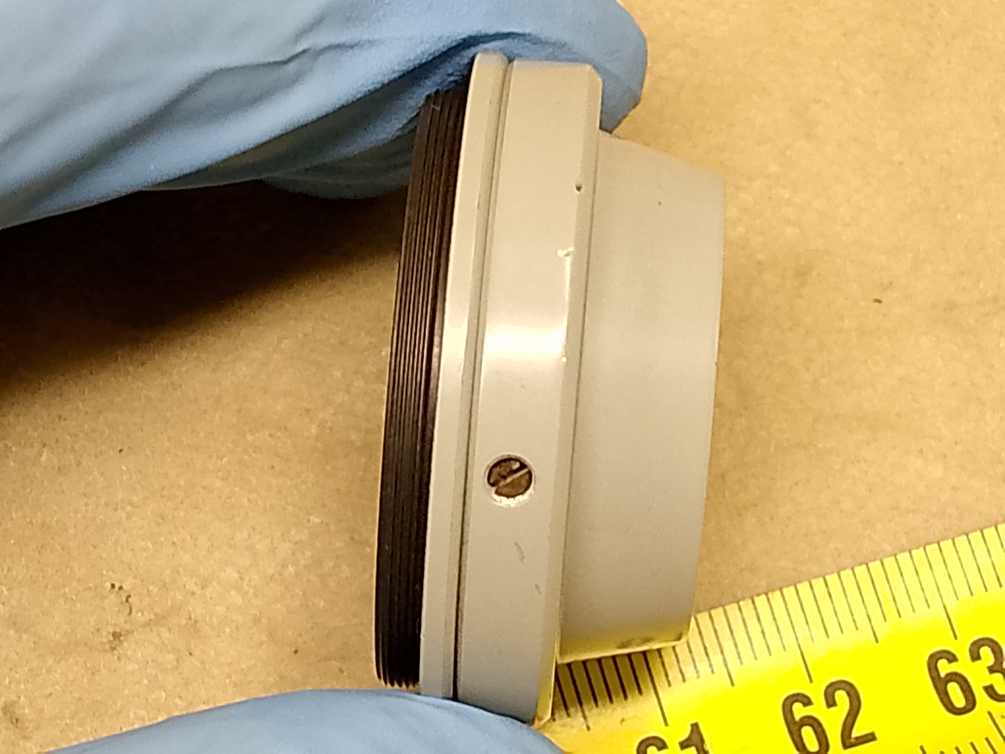 Carl Zeiss Jena Amplival microscope pancratic condenser - 3cm lens holder ring - view #5