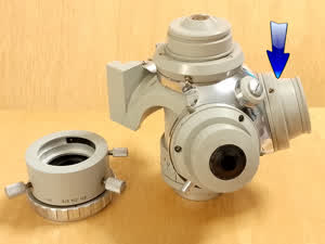 Carl Zeiss Jena Amplival - pierścień mocujący soczewkę 3cm mikroskopowego kondensora pankratycznego - different 7 view