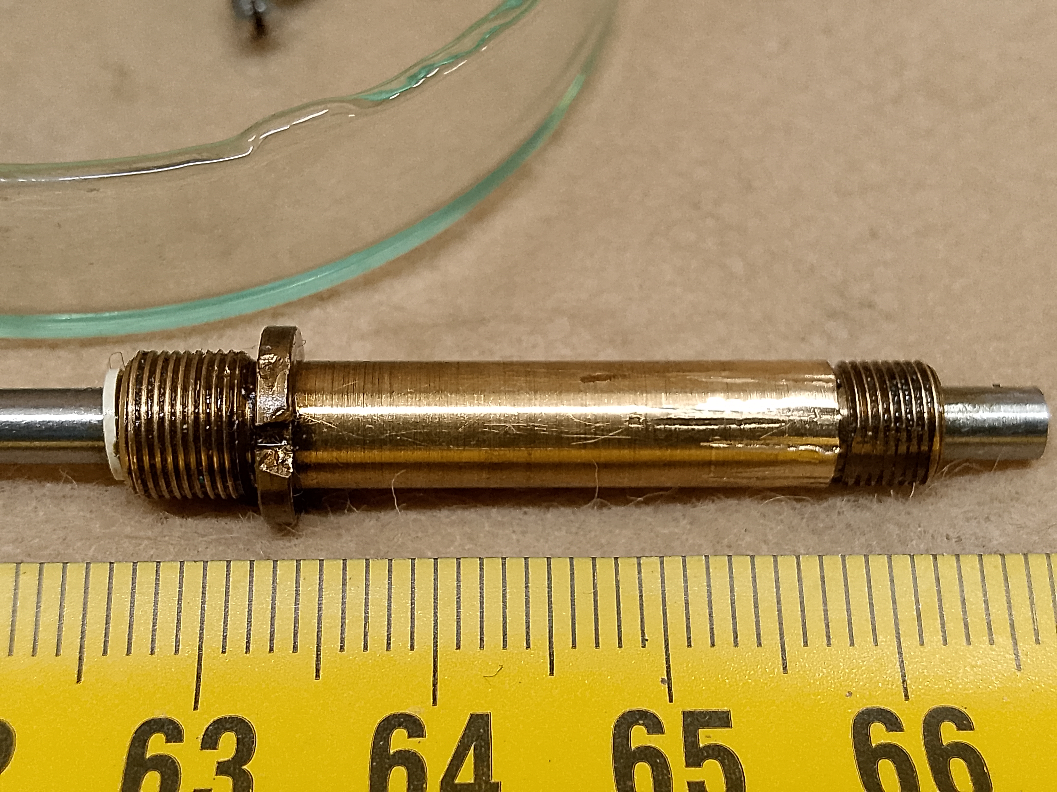 Reichert Neozet / Zetopan - knobs and worm shaft - microscope mechanical XY stage service part, repair element