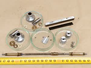 Reichert Neozet / Zetopan - Knöpfe und Schneckenwelle - XY Mikroskoptisch Serviceelement, Reparaturteil - thumbnail