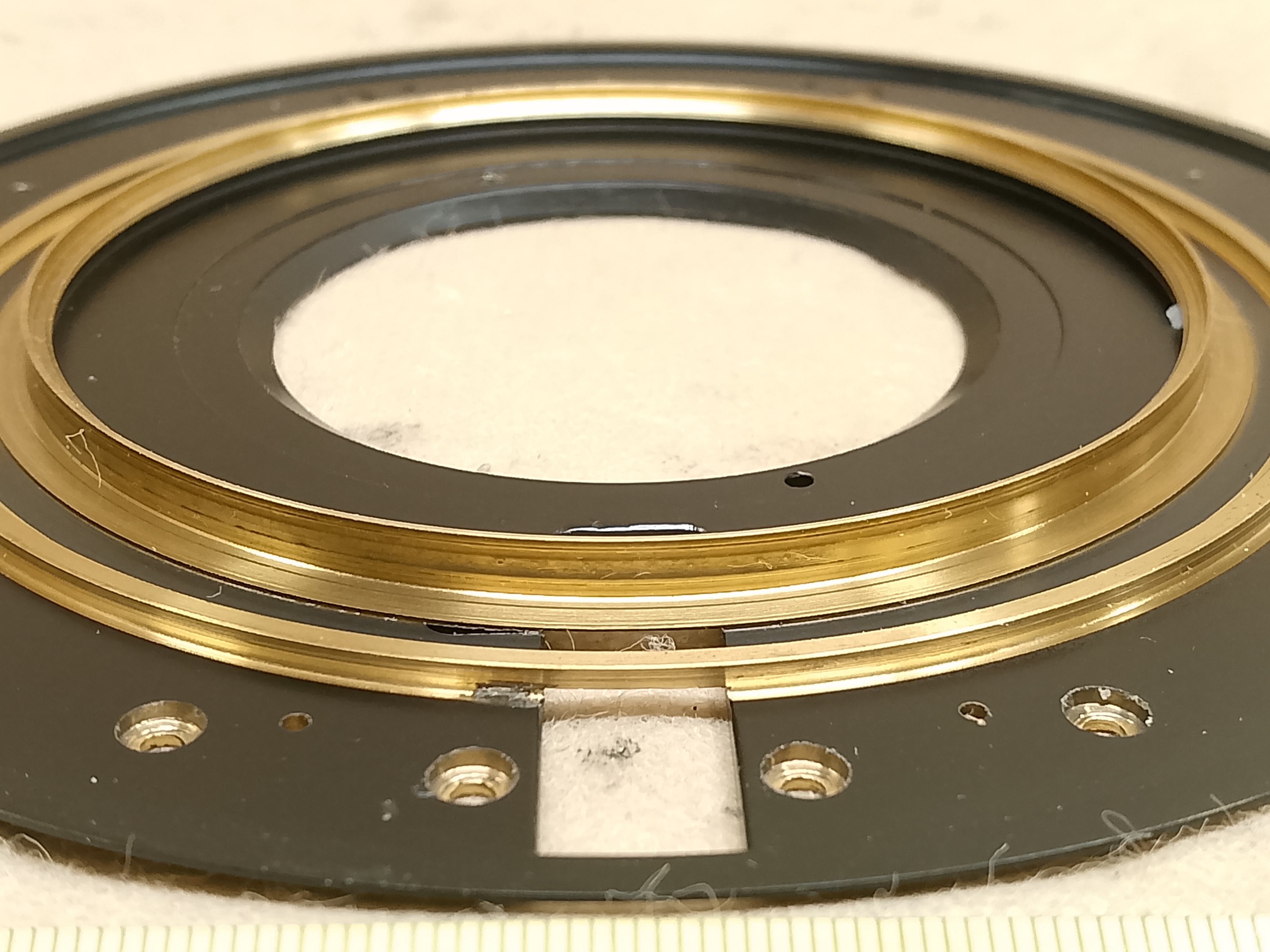 Zeiss Photomicroscope / Universal - dolna płyta (spód) - część serwisowa do naprawy stolika mikroskopowego - ujęcie #4