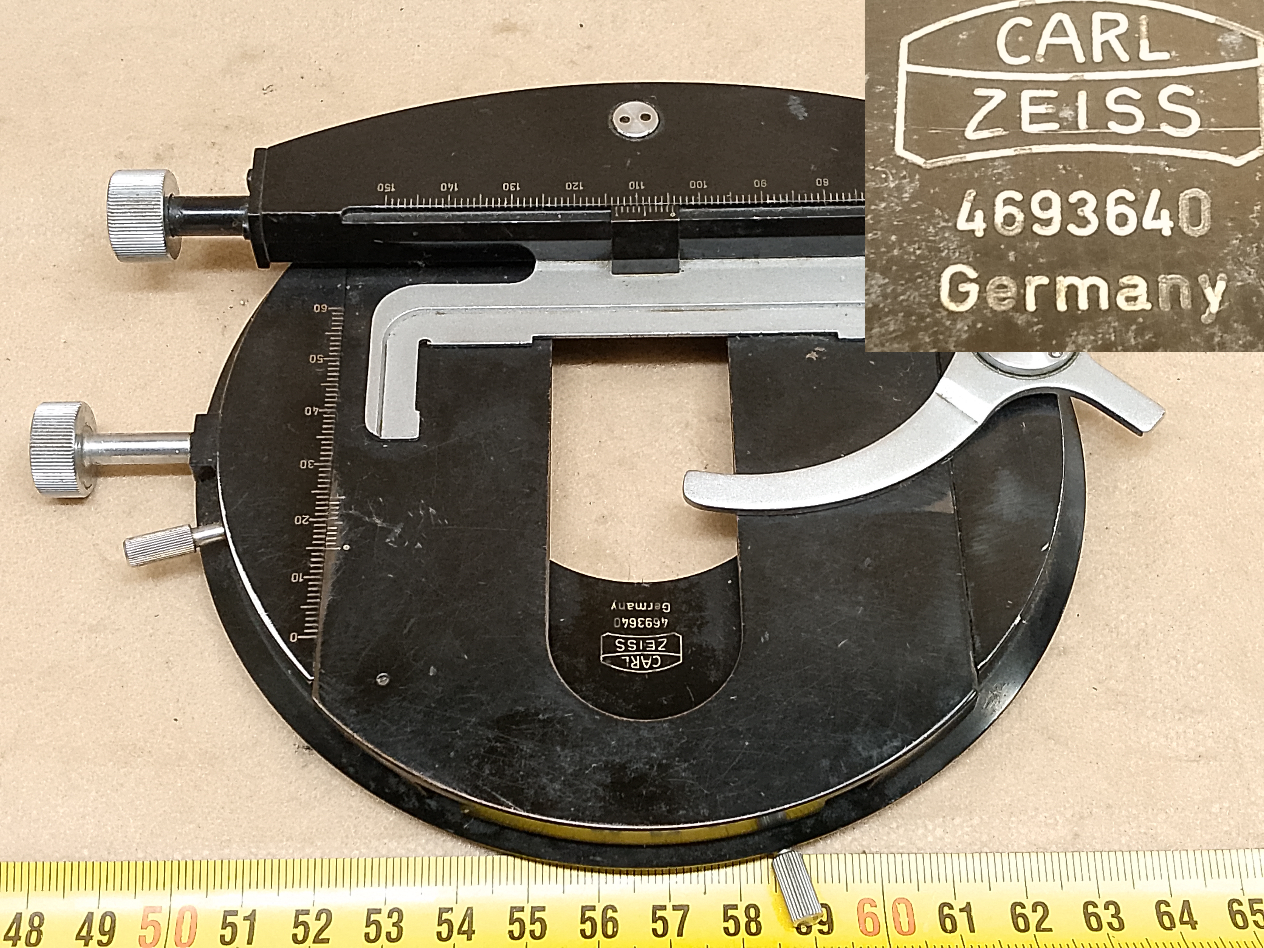 Zeiss Photomicroscope / Universal - prowadnice - część serwisowa do naprawy stolika mikroskopowego - ujęcie #8
