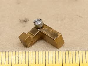 Zeiss Photomicroscope / Universal microscope stage - longitudinal end stop - service spare part / repair element