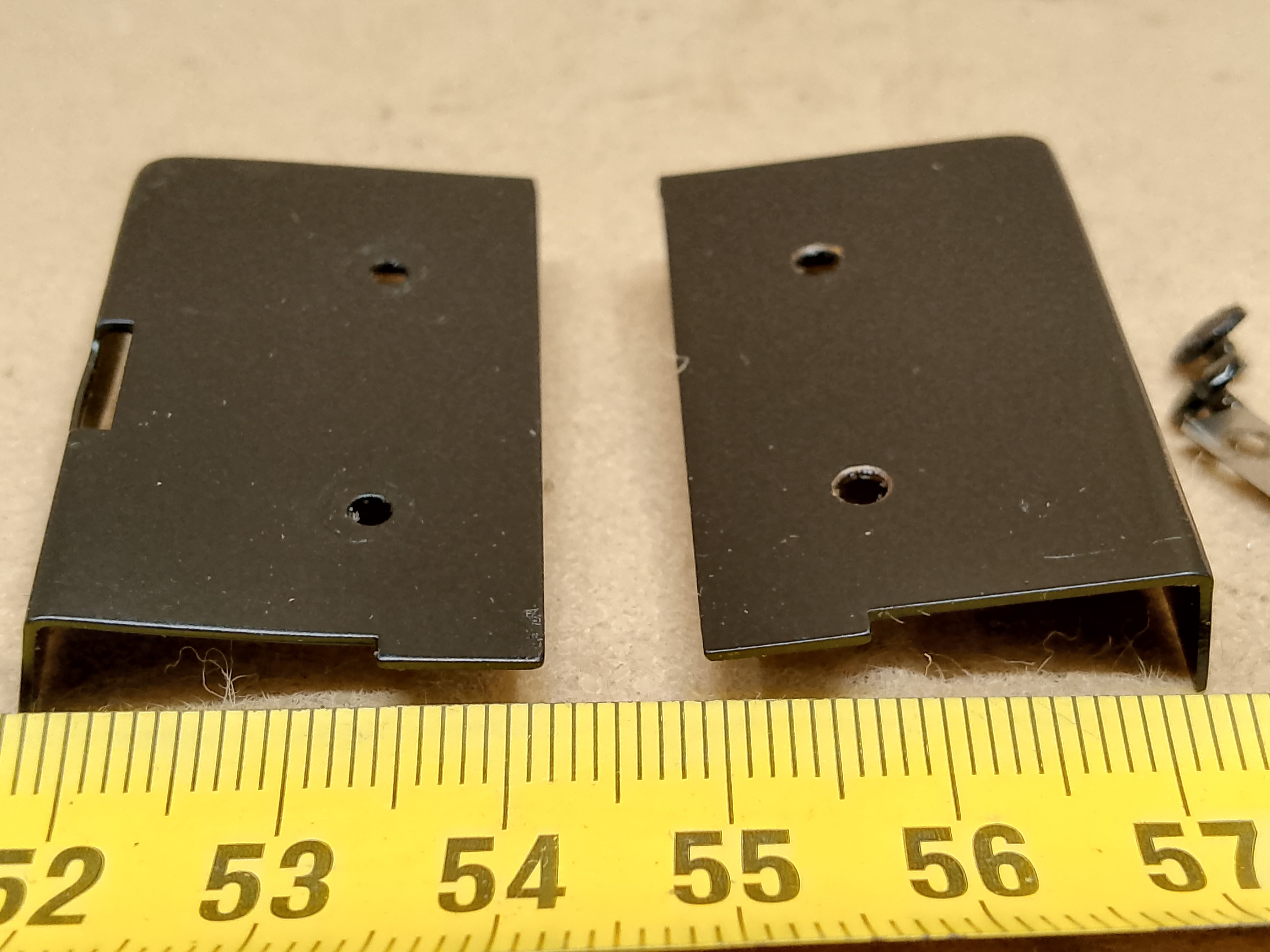 Zeiss Standard 16 / GFL microscope stage - toothed rack covers - service spare part / repair element