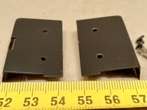 Zeiss Standard 16 / GFL microscope stage - toothed rack covers - service spare part / repair element