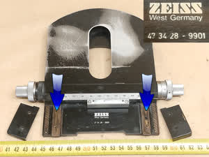Zeiss Standard 16 / GFL - prowadnice - część serwisowa do naprawy stolika mikroskopowego - different 6 view
