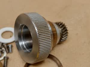 Zeiss Standard 16 / GFL - rechter Knopf für Längsverschiebung - XY Mikroskop-Kreuztisch Reparaturteil - Ansicht #7