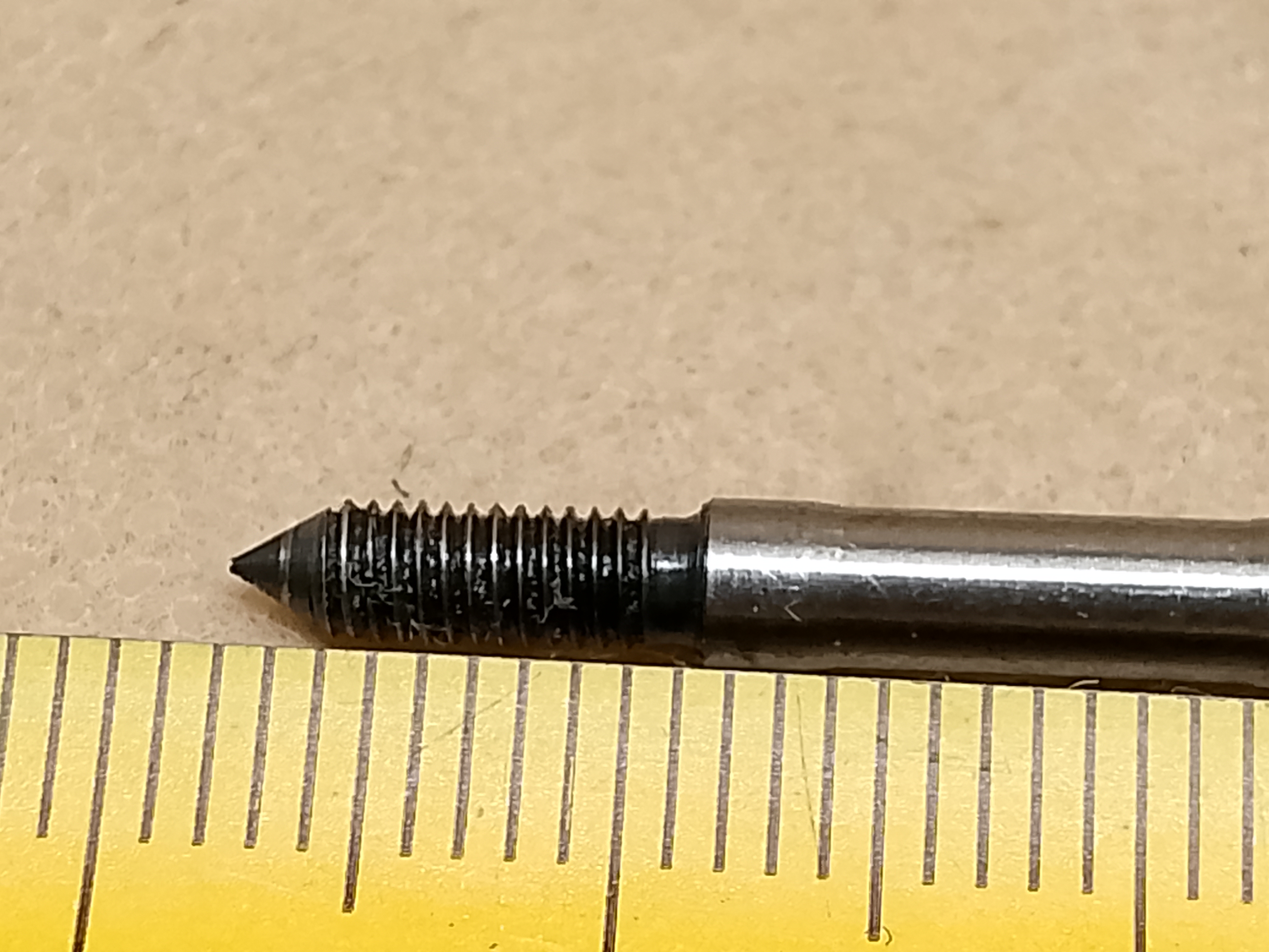 Zeiss Standard 16 / GFL microscope stage - central worm shaft - service spare part / repair element - view #5